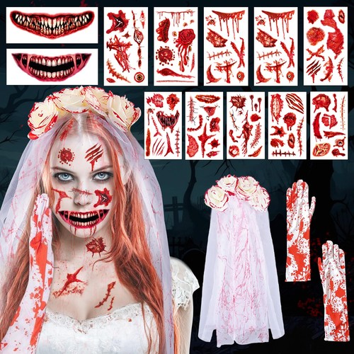 Horror braut kostüm - braut,