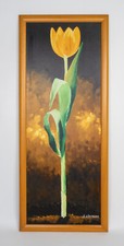 Karsten Kirchner: Gelbe Tulpe - Leinwandbild, gerahmt - 106x44 - NP 298 Euro