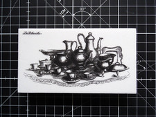 LaBlanche Stempel Vintage Tafelservice Geschirr - La Blanche Silikonstempel