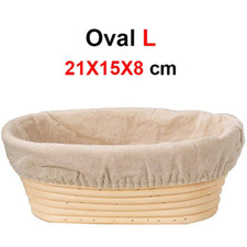 Rattan Brotgärkorb natur oval
