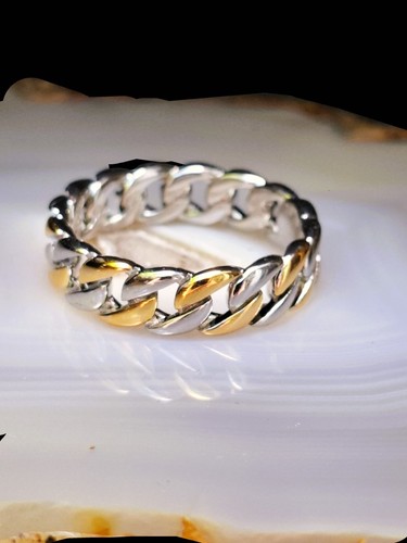 Ring edelstahl bicolor - ring,