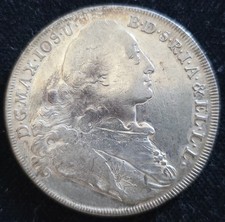 MDS ALTDEUTSCHLAND BAYERN MADONNENTALER 1771 "MAXIMILIAN III JOSEPH", SILBER #AA