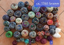 Sockenwolle ?RESTE ?Verschiedene Marken Ca. 1760 Gramm? 4fach neu Konvolut ?