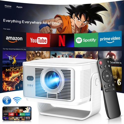 Xgody beamer 900 ansi - 8k/4k,