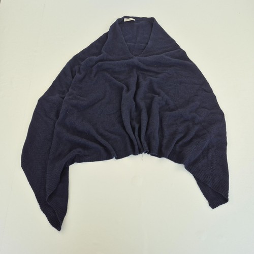 Kaschmir poncho navy herren - kaschmir,