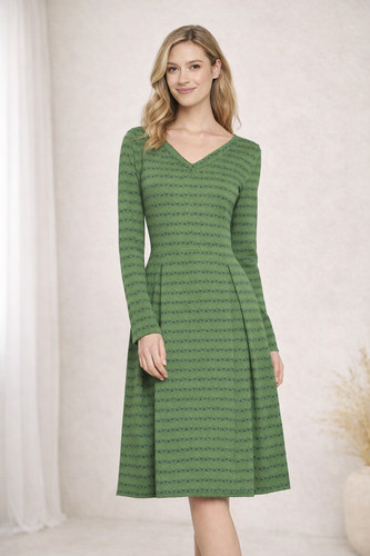 Tranquillo grün kleid - kleid, dress