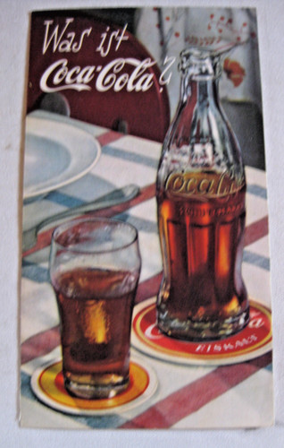 Alte coca cola werbung - coca-cola, 50er