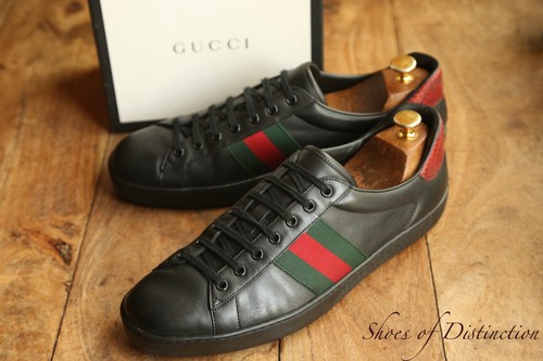 Gucci ace schwarz - gucci, rot