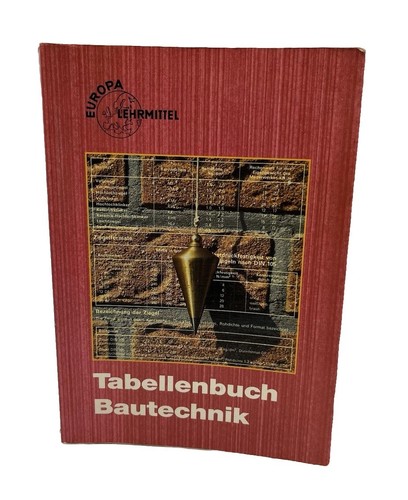Tabellenbuch bautechnik 1991 - tabellenbuch,