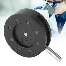 (SK8)Irisblende Mikroskop Einstellbare Blende Metall-Irisadapter Praktisch♪