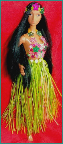 Supersize barbie hawaiian - barbie, "hawaiian"