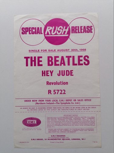 The beatles 1968 orig uk - ,