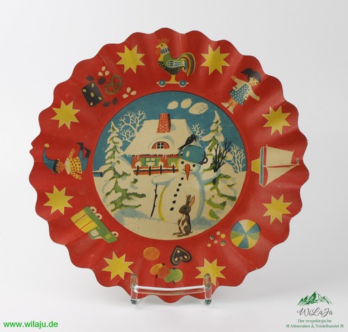Ddr papp weihnachtsteller - ddr,