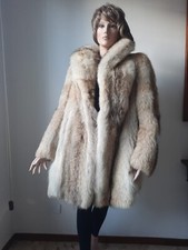 Jacke Echtes Kojotenfell Natur