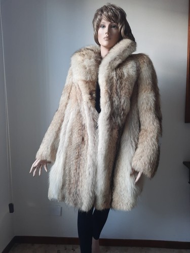 Jacke echtes kojotenfell - jacke,