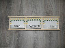 Schüttenregal mit 3 alten Großen Schütten aus Belgien Bloem, Vermicelli, Rijst