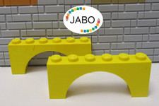 (E6/12 ) LEGO 2x 3307 Bogenstein 1x6x2 gelb 6259 375 6263 6276 6277 1592 7997