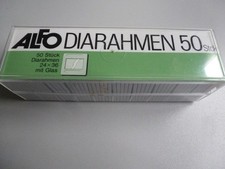ALFO Dia-Rahmen,  24x36 mm,  50 St. OVP mit Glas
