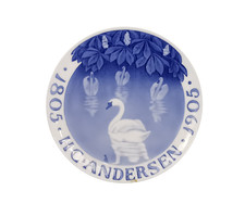 ROYAL COPENHAGEN Gedenkteller 1905 H.C. Andersen Das hässliche Entlein O.Jensen