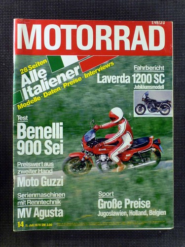 Motorrad juli 1979 laverda - motorrad,