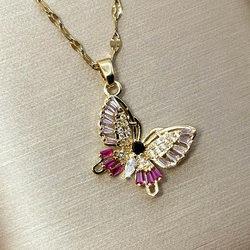 Halskette schmetterling - halskette,