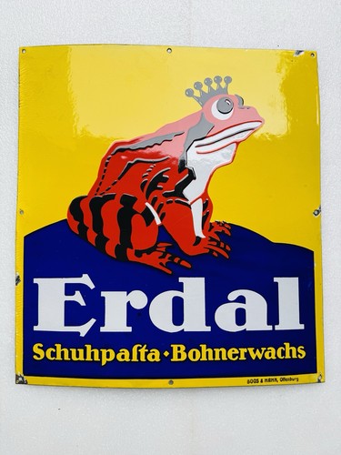 Emailschild erdal schuhpasta - erdal,