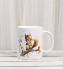 Eichhörnchen Design Mug Tasse Natur Tier Keramiktasse Geschenk Kaffeetasse Nr 2