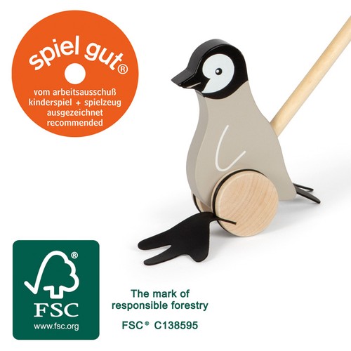 Schiebetier pinguin aus - pinguin,