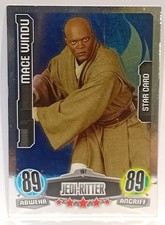 Star Wars Force Attax Movie Serie 1  Nr 196- Star Card - Mace Windu