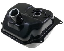 Benzintank Metall schwarz für