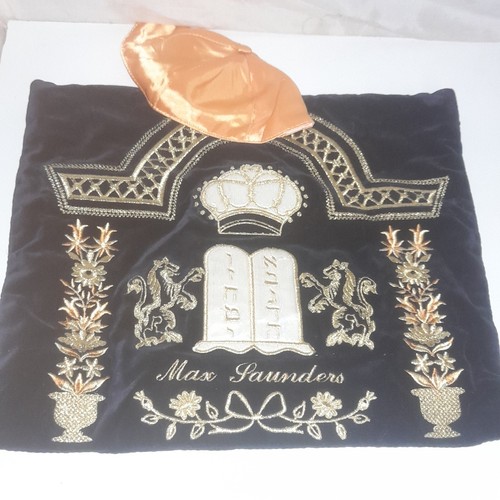 Dunkelblau samt tallit tallis - samt,