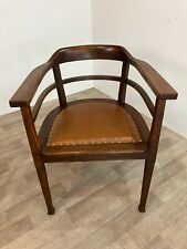 Jugendstil Armlehnstuhl alte Nikolaischule Schreibtischstuhl Sessel antik Nr.529