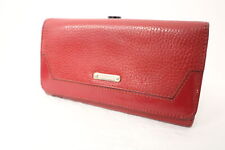 Burberry Portemonnaie Damen Geldbörse Geldbeutel Brieftasche Wallet Groß Rot