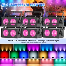 6stk LED COB Wash Par Strahler