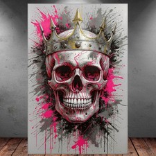 LEINWAND BILD ER XXL TOTENKOPF