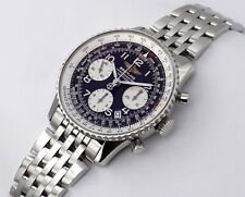 PERFEKTER BREITLING NAVITIMER KLASSIKER NAVITIMERBAND REF.: A23322 PAPIERE/BOX