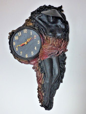 Leder Wanduhr  Schöne Frau