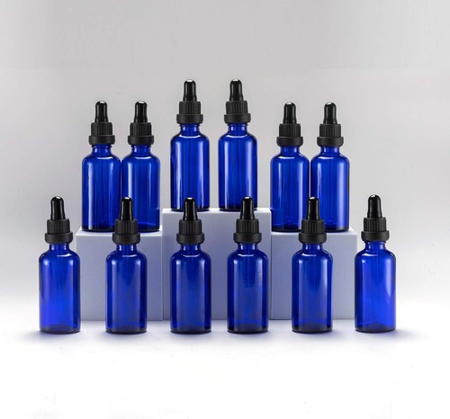 Pipettenflasche 50ml blau glas - 50ml,
