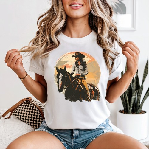 Cowgirl reiten damen shirt - reiten,