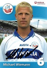 Michael Wiemann. FC Hansa Rostock. 2010/11. Original signierte Autogrammkarte.