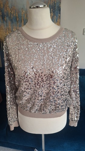 Damen pullover pailletten - damen,