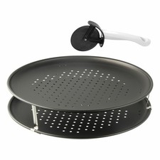 Zenker Special Countries Pizza-Set Trio 6-tlg. Pizzablech Pizza Blech Ø 32 cm