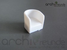 2 x Modell Sessel weiß für