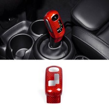 Red Carbon Fiber Car Gear Knob