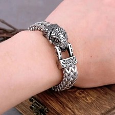 EDELSTAHL Armband Schlange