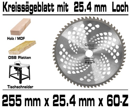 Kreissägeblatt sägeblatt 255 - kreissägeblatt,