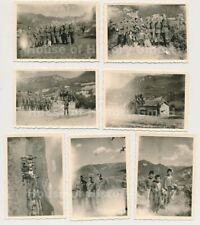 129862, 7 Fotos, Gruppenfotos, Soldaten, Balkan, Kinder Roma Sinti, Kinder