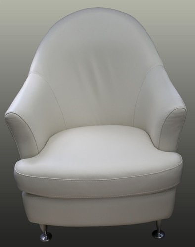Natuzzi design leder sessel - leder,