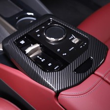 Carbon Optik Mittelkonsole Rahmen Abdeckung Passend für BMW 5er G60 G61 ab 2023