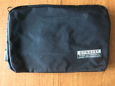 DYNAVET SCHWARZE GÜRTELTASCHE REISSVERSCHLUSSFACH VERSTELLBARER CLIPVERSCHLUSSRIEMEN. NEU